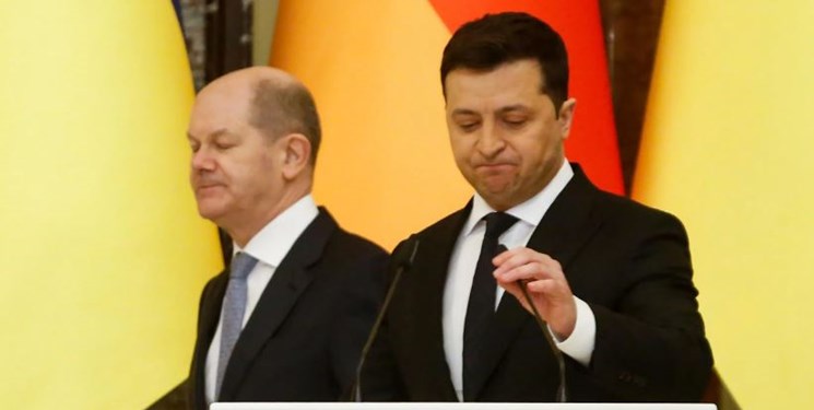 زلنسکی مقامات ارشد آلمان را به اوکراین دعوت کرد