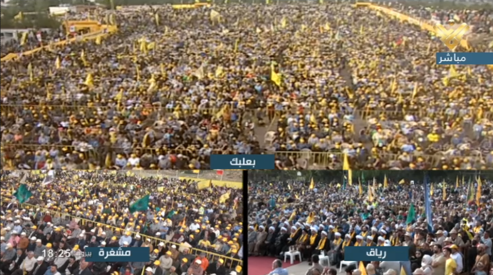 سید حسن نصرالله: سازشکاران شرم کنند، آمریکا به دنبال گرسنه نگه داشتن مردم لبنان است