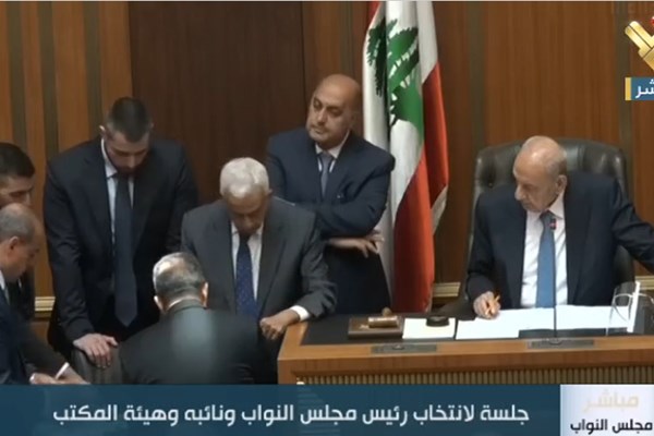 «نبیه بری» برای هفتمین بار رئیس پارلمان لبنان شد