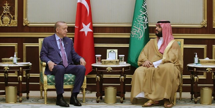 گفت‌وگوی اردوغان و ولی‌عهد سعودی درباره تحولات منطقه