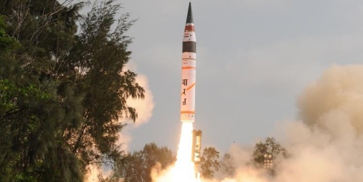 آزمایش موفق موشک اتمی هند با بردی معادل ۴ هزار کیلومتر