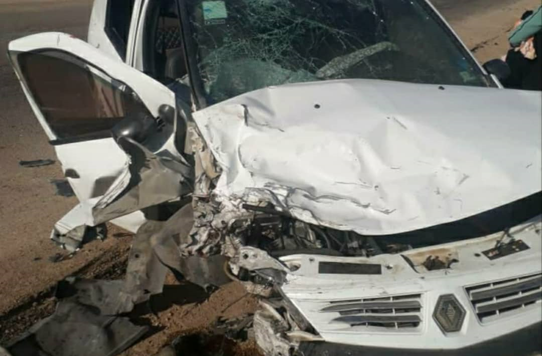 سانحه رانندگی در دامغان با ۱۳ مصدوم و یک فوتی+ عکس