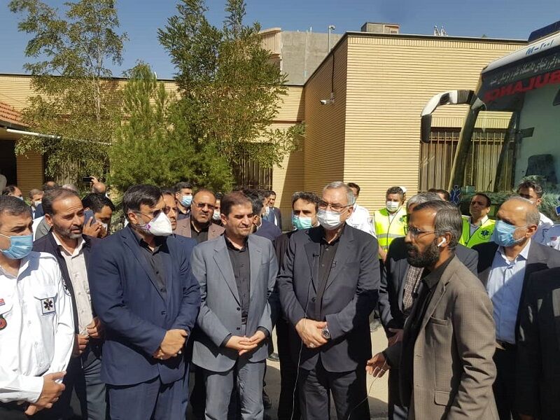 وزیر بهداشت از موکبهای سلامت در بخش ملک آباد مشهد بازدید کرد