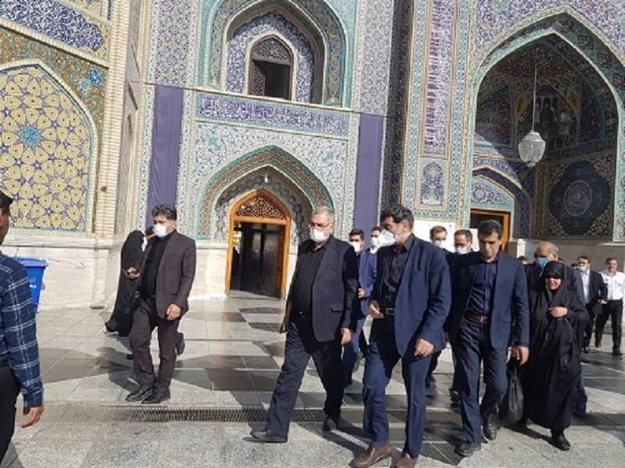  وزیر بهداشت از مرکز خدمات جامع سلامت و موکبهای سلامت در مشهد بازدید کرد