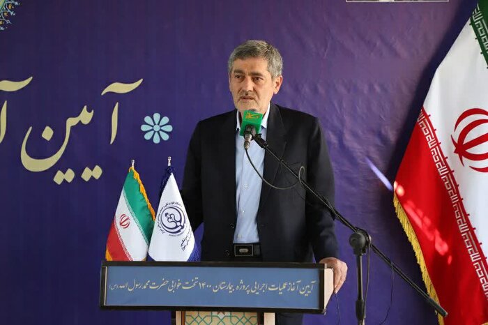 ساخت بیمارستان ۱۴۰۰ تختخوابی محمدرسول الله (ص) در شیراز آغاز شد