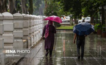بارش باران در این استان‌ها/ گرم‌ترین و خنک‌ترین شهرها کدامند؟