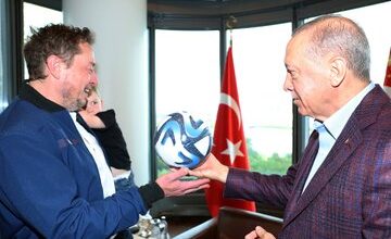 پوشش ساده اردوغان در دیدار با ایلان ماسک خبرساز شد!/ عکس