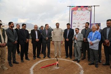 آیین کلنگ زنی احداث ۱۳۴ واحد نهضت ملی مسکن در شهر گهرو برگزار شد