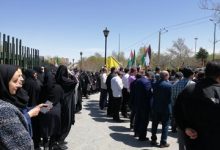 تجمع دانشگاهیان همدان در حمایت از وعده صادق سپاهیان ایران اسلامی