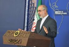 کنعانی: ایران یک قدرت مقتدر و امنیت‌آفرین است/ آمریکا قدردان اقدام منطقی ایران باشد