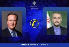 گفتگوی تلفنی وزیر امور خارجه انگلیس با امیرعبداللهیان با محور حمله تروریستی رژیم اسراییل به سفارت ایران