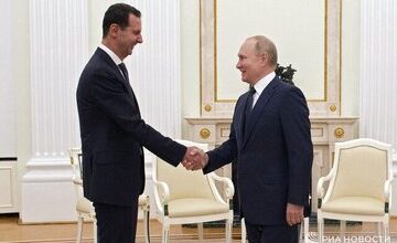 بشار اسد به پوتین تبریک گفت