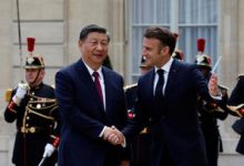 در دیدار رهبران فرانسه و چین چه گذشت؟