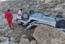 سقوط پژو در دره غاریخی‌ شیخ علیخان ۴ مصدوم و یک جان‌باخته دربرداشت
