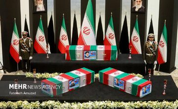 سیاسیون خارجی اینگونه به شهید رئیسی، وزیرخارجه و سرتیپ موسوی ادای احترام کردند +تصاویر