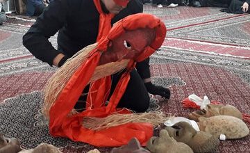 نمایش چه سبزم از استان سمنان،در جشنواره ملی تئاتر خیابانی رضوی اجرا شد