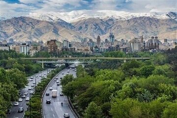 کیفیت هوای تهران در اولین روز هفته