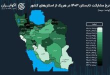 استان زنجان در تابستان ۱۴۰۳ بیشترین نرخ مشارکت اقتصادی در کشور را کسب کرد