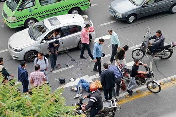 نصف مرگ‌ومیرهای رانندگی در تهران سهم این وسیله شد