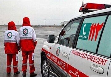نجات چهار فرد گرفتار در رودخانه توسط هلال احمر کرمان