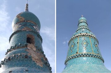 تخریب گنبد امامزاده شاه حمزه قم/ علت و جزئیات