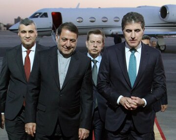 ورود بارزانی به تهران/ تأکید اقلیم کُردستان بر تأثیرات گفتگو و تقویت همکاری بنیادین میان کشورها و ملتهای منطقه
