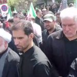 حضور رئیس قوه قضائیه در مراسم تشییع پیکر شهدای رژیم صهیونیستی