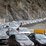 وضعیت ترافیک در محور شمالی منتهی به تهران