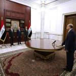 ادای سوگند رئیس جدید دادگاه فدرال عراق برابر «عبداللطیف رشید»