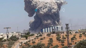 انفجار مهیب در ادلب سوریه/رسانه عبری:اسرائیل پشت این انفجار است