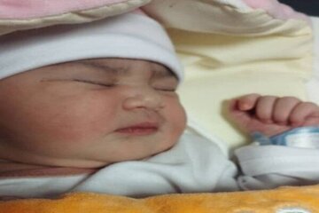 تولد نوزاد دختر با بیش از ۵ کیلوگرم وزن