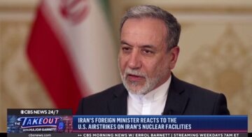 عراقچی:میزان آسیب‌ها به «فردو» خیلی جدی و زیاد بوده است/ فناوری هسته‌ای ایران را با بمباران نمی‌توان از بین برد