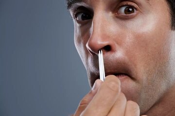 هشدار؛ موهای بینی را نکنید!