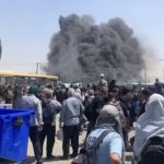  آتش‌سوزی در مرز مهران