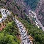آخرین وضعیت ترافیکی جاده‌های شمالی/ این جاده یک طرفه است/ ترافیک سنگین در این محور