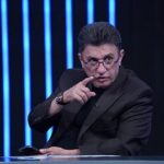 عکس| ساعت ۵,۵۰۰,۰۰۰,۰۰۰ تومانی امیر قلعه‌نویی در برنامه فوتبال برتر