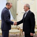 همراهی علی لاریجانی و علی باقری با پزشکیان در یک دیدار دیپلماتیک مهم + تصاویر