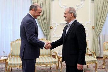 همراهی علی لاریجانی و علی باقری با پزشکیان در یک دیدار دیپلماتیک مهم + تصاویر