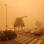 گردوخاک شهرهای زیارتی عراق را فرا گرفت