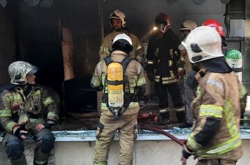 جزئیات شهادت آتش‌نشان مشهدی در حریق کارگاه چوب و مبل/ عکس