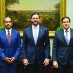 نخست‌وزیر قطر در دیدار با جی دی ونس و روبیو،اطمینان داد:دوحه همه اقدامات لازم را مقابل اسرائیل انجام خواهد داد/ترامپ با عبدالرحمن شام خواهد خورد