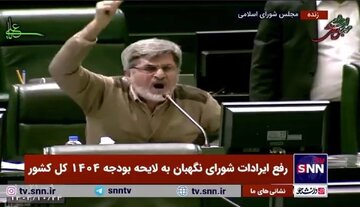 جدال لفظی قالیباف با نماینده تندرو در صحن مجلس/ آیین‌نامه ناموس مجلس است/ این تذکرتان مثل همان مصاحبه خلاف واقع‌ شما درباره NPT است!