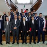 عکس| دیدار معاون اول رئیس‌جمهور با رئیس فدراسیون، کادر فنی و اعضای تیم ملی وزنه‌برداری
