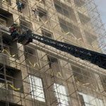 آتش‌سوزی برج ۲۰ طبقه در غرب تهران