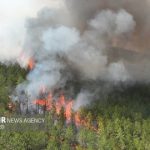 آتش‌سوزی گسترده در جنگل‌های شمال کشور/ اعزام سه هلیکوپتر اطفای حریق برای نخستین‌بار