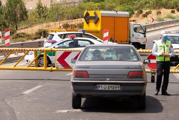 اعمال محدودیت ترافیکی در جاده چالوس