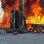 انفجار در پمپ‌بنزین این شهر