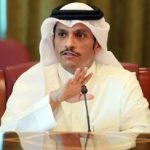 تاکید وزیر خارجه قطر بر اجرای راه حل ۲ دولتی