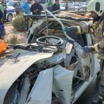 تصادف مرگبار وانت با تریلر/ عکس + آمار فوتی‌ها