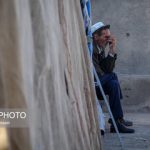 تصاویری از عزاداری اهالی روستای صابر کاظمی بعد از درگذشت او